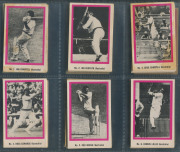 1974 Sunicrust (Australia) "Cricketers", complete set [40], incl. Ian Chappell, Rod Marsh, Dennis Lillee & Jeff Thomson; some staining and discolouration (as is usual for this set). Very scarce.