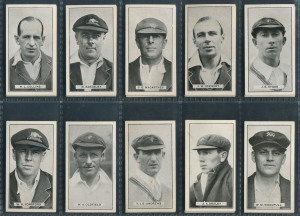 1925 Morris's "Australian Cricketers", complete set [25] incl. Victor Trumper, Clarrie Grimmett, Bill Ponsford & Warwick Armstrong, F/VF.