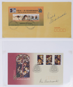 HOCKEY - RIC CHARLESWORTH: Selection of Australian first day covers (45), all signed by Charlesworth.