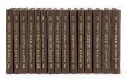 WISDENS: 1865-1878 reprint set of the first 15 editions by Lowe & Brydone, all superbly reprinted in original style, professionally bound by L.J. Cullen (Sydney). A most desirable group.