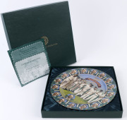 "The Invincibles", 50th Anniversary Plate by Bradford Exchange, artwork by Brian Clinton, with CofA, housed in original presentation box.