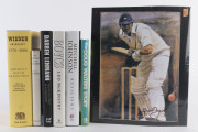 LITERATURE - HARDBOUND SELECTION WITH PLAYER SIGNATURES: comprising "Wisden Anthology 1978-2006" with Steve Waugh & Richie Benaud signatures on piece, "Rattle of the Stumps" by Bert Oldfield with his signature on piece, "The Doug Walters Story" signed aut