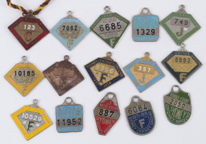 SYDNEY CRICKET GROUND Membership fobs; a collection between 1951-52 and 1980-81 including Full, Junior & Country types. (15 items).