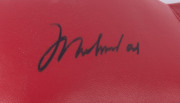 MUHAMMAD ALI: 'Everlast' laced boxing glove signed "Muhammad Ali", with Superstars & Legends CofA numbered #96682. - 2