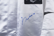 MUHAMMAD ALI: signature on 'Everlast' white XL full length boxing robe with black trim. Superstars & Legends CofA, numbered #96681. - 2