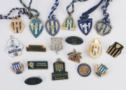 NORTH MELBOURNE FOOTBALL CLUB range of Membership and supporters fobs and badges, circa 1970s - 2000s. (19 items).