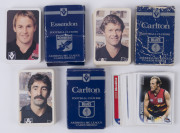 1981 Ardmona "Big League Series 1" Carlton two complete sets each [33/33] F/VF, plus Essendon [30/33], Fair/G, all with original boxes; also 2006 Select Series Cards (12), mostly Fine. (108)