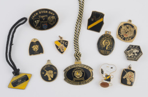 RICHMOND FOOTBALL CLUB: crca 1979 - 2002 range of membership fobs and supporters badges. (12 items).