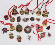 ESSENDON FOOTBALL CLUB: 1977 - 2014 range of membership fobs and supporters badges. (25 items).