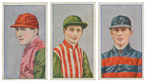 J. J. Schuh 1921 'Australian Jockeys' (un-numbered), complete set (30). Fine/Very Fine.