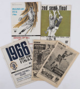 The Football Record: Special editions for the 1966 1st Semi-Final (Geelong v Essendon); the 2nd Semi-Final (Collingwood v St.Kilda); the Prelim. Final (St.KIlda v Essendon) and the Grand Final (Collingwood v St.Kilda). Also, two Home-and-Away issues. (To - 2