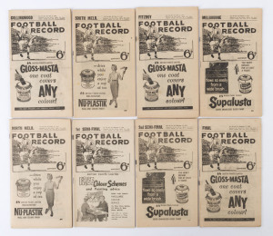 The Football Record: Special editions for the 1960 1st Semi-Final (Collingwood v Essendon); the 2nd Semi-Final (Melbourne v Fitzroy); and the [Prelim.] Final (Collingwood v Fitzroy) as well as for 5 home-and-away matches, mainly featuring Collingwood. (To