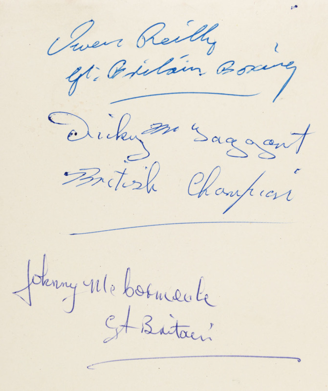 AUTOGRAPH BOOK: Signatures of athletes competing in 1956 Olympics ...