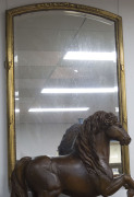 A French gilt framed pier mirror, 19th century, ​124 x 80cm
