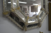 A Venetian Murano glass mirror, circa 1930's, ​82 x 62 - 2
