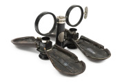 CARTER & WERNER Australian pocket binoculars, 19th century. Henry Carter and Carl Werner "Jeweller, Opticians and Importers Of Optical Instruments, Ballarat" started business in Lydiard Street Ballarat in the 1870s with great success and soon expanded to