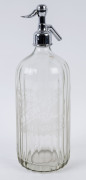 A soda syphon, acid etched "Boon Spa Pty. Ltd. Melbourne", early 20th century, ​33cm high