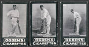 1901 Ogden's "General Interest, A Series" [25/25 cricket subjects]; "B Series" [27/27 cricket subjects]; "C Series" [4/37 cricket subjects]; "D Series" [5/5 cricket subjects]; "E Series" [15/15 cricket subjects]; & "F Series" [13/43 cricket subjects]. Mai