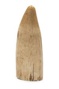 A sperm whale tooth, 19th century, 17cm high