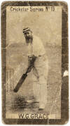 1901 Wm.Clarke & Son "Cricketer Series" [2/30], comprising No.19 W.G.Grace & No.25 D.L.A.Jephson. Fair/G. - 2