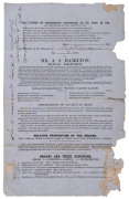 PHRENOLOGY IN EARLY MELBOURNE Four written and printed reports on the "character and talents" of Melbourne residents of the 1850s; mixed condition. - 2