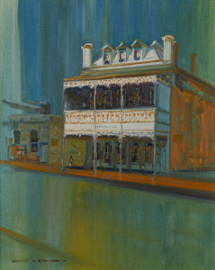 LAURENCE KERMOND (1918 - 1984) "A Piece of History" (Imperial Hotel, Castlemaine) oil on canvas, signed lower left,