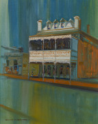 LAURENCE KERMOND (1918 - 1984) "A Piece of History" (Imperial Hotel, Castlemaine) oil on canvas, signed lower left,