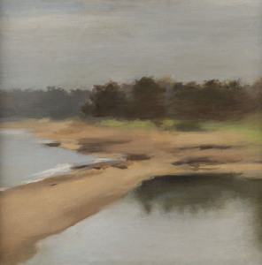 MELDRUM SCHOOL (Seascape) oil on canvas, c1940's, 66 x 66.5cm. in Thallon frame.