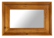 "Vintage Reflections" framed mirror made from recycled Australian timbers, late 20th century, 78 x 117cm