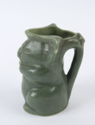 MELROSE WARE green glazed koala jug, stamped "Melrose Ware, Australian", 15cm high - 2