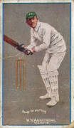 1906 Sniders & Abrahams (Milo Cigarettes) "Cricketers in Action", part set [33/40], noted Warwick Armstrong, Victor Trumper, Lord Hawke & F.S.Jackson. Poor/G. Based on Chevalier Taylor's prints, probably the best looking cricket set. - 3