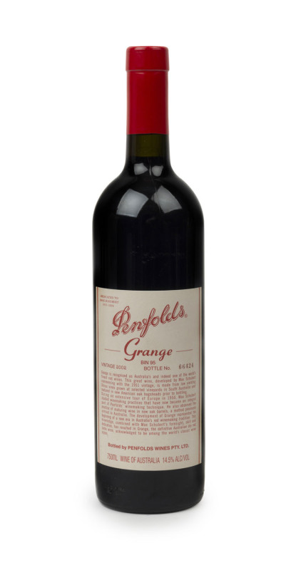 2002 Penfolds Bin 95 Grange, South Australia.