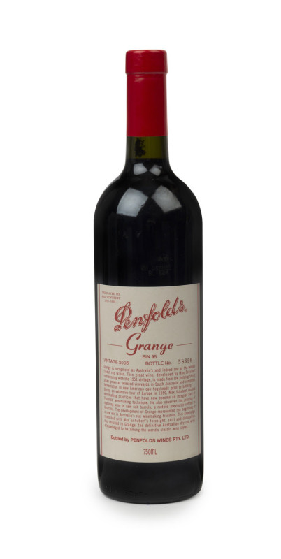 2003 Penfolds Bin 95 Grange, South Australia.