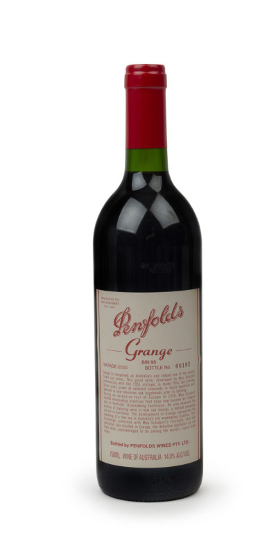 2000 Penfolds Bin 95 Grange, South Australia.