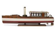 LADY SOPHINA scratch built model steamboat made by LES BRYANT of Auckland New Zealand, 20th century, ​95cm long