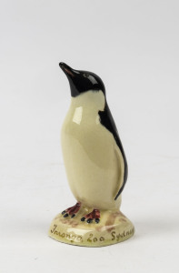 GRACE SECCOMBE penguin statue titled "Taronga Zoo Sydney", 13cm high