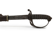 A British officer's sword and metal scabbard, 1897 pattern, made by Wilkinson, ​96cm long - 2