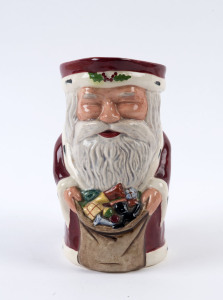 MELROSE WARE red "Father Christmas" toby jug, stamped "Melrose Ware, Australian", 19cm high