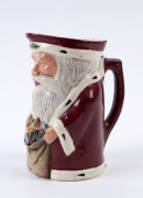 MELROSE WARE red "Father Christmas" toby jug, stamped "Melrose Ware, Australian", 19cm high - 2