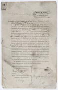 MORRIS JACOBS OF GEELONG: A March 1902 contract between Hendy & Apted, Architects (Moorabool St.) and Mr. Morris Jacobs, for "works to be done and material to be used in the alteration to shopfronts, repairs, painting, etc., to the premises in Malop Stree