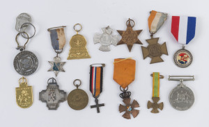Australian WW2 service medals (2) and assorted Dutch medals and medalettes, 20th century, (14 items)