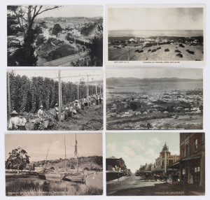 TASMANIA:1900s-40s selection including many Beattie Studios (Hobart) real-photo types, Tasmanian Government Tourist Bureau showing "Marriott Falls", Spurling "The Pinnacle, Ben Lomond", "Charles St, Launceston" animated scene, "Benevolent Asylum Grounds" 