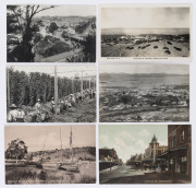 TASMANIA:1900s-40s selection including many Beattie Studios (Hobart) real-photo types, Tasmanian Government Tourist Bureau showing "Marriott Falls", Spurling "The Pinnacle, Ben Lomond", "Charles St, Launceston" animated scene, "Benevolent Asylum Grounds"