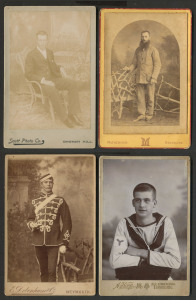 QUEENSLAND, OTHER AUSTRALIAN, NEW ZEALAND & OTHER FOREIGN PHOTOGRAPHERS: Portraits, cartes-de-visite, etc., (56 items).