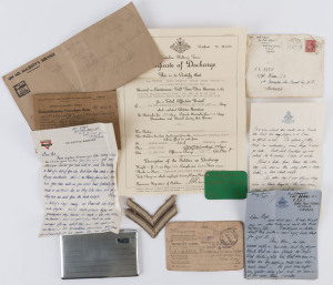 1900s-1950s Donaldson/Warren family archive housed in old-time projector box with two large bundles of Warren family WWII correspondence plus a 1943 letter to Acting Sergeant Sidney Warren from then RAAF Flight Sergeant John (Bay) Adams whilst training in