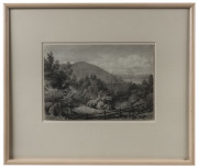 THOMAS CLARK (Britain, Australia, c1814 - 1883) (attrib.) (At the Estate of Madame Pfund, Mount Macedon), c1868, watercolour, 19 x 27.5cm. Provenance: The estate of G. Page Cooper, auction at the Melbourne Town Hall, July 1936. Joshua McClelland attend - 2