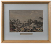 GEORGE FRENCH ANGAS [1822 - 1886] The Kapunda Copper Mine. lithograph printed with tint stone and hand-colouring from "South Australia Illustrated", 1847, 23 x 32cm. - 2