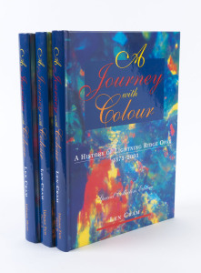AUSTRALIAN OPALS Len Cram A JOURNEY WITH COLOUR: three volumes, being "A History of White Cliffs Opal 1889 - 1999", "A History of South Australian Opal 1840 - 2005" & "A History of Lightning Ridge Opal 1873 - 2003"; the hard-bound limited edition series;