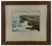 THE GAP, SYDNEY HEADS, c.1895 colour photo-lithograph, Phillip-Stephan Photo Litho & Typographic Process Co. Ltd, framed & glazed, overall 61 x 67cm. - 2