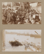 WORLD WAR ONE: AIF related photographs affixed into photo album, including images of unit groups and individual diggers, ceremonial processions, Sutton Veney Camp (Wylye Valley, UK) where many AIF units were barracked, troop ship views and a disembarkatio - 4